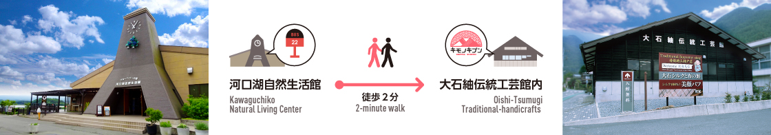 バス停からのお越しの方